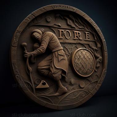 3D модель St Fable Coin Гольф игра (STL)